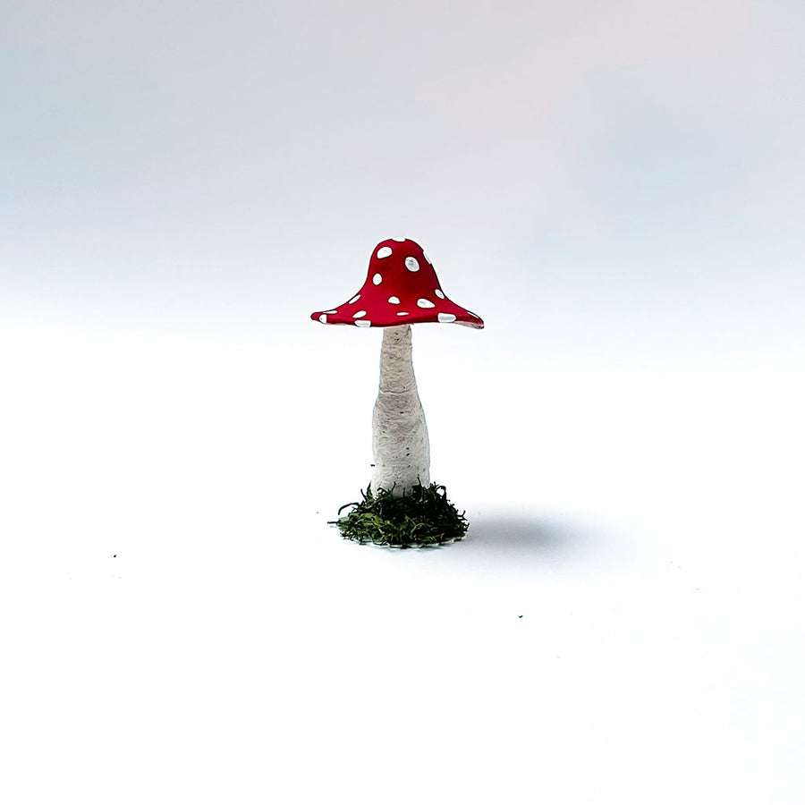 Vintage by Crystal Single Mushroom Object