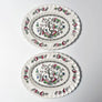 Vintage Myott Transferware Oval Platters (Set of 2) Made in England