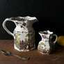 Vintage Mason's Watteau Small Ceramic Pitcher Made in England