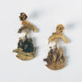 Wreath & Ship Drop Earrings
