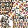 PATCH NYC Yellow Trumpet Flower Linen Tablecloth