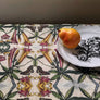 PATCH NYC Yellow Trumpet Flower Linen Tablecloth