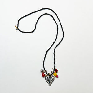 Collage Necklace: Black (12-6)