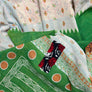 Vintage Kantha Reversible Cotton Throw Blanket (8D)