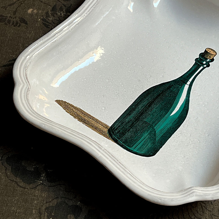 Astier de Villatte x John Derian Green Bottle Bowl/Dish