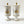 Vintage Ceramic Apothecary Jars Made in Italy (Set of 2)