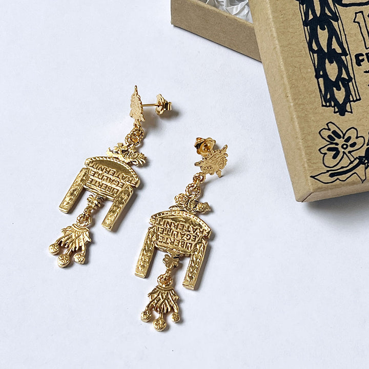 Art Deco Flora Earrings