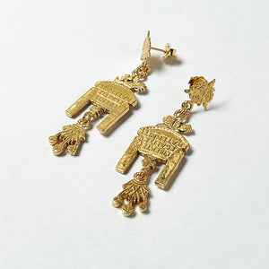 Art Deco Flora Earrings