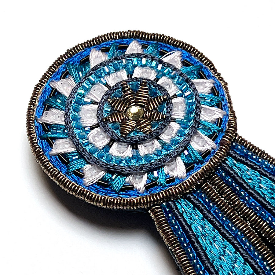 Blue Ribbon Award Embroidered Pin by PATCH NYC x Trovelore