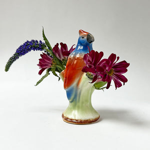 Vintage Ceramic Bird Bud Vases Made in Czechoslovakia (Set of 3)