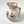 Vintage Aesthetic Movement Ceramic Pitcher with Two Birds in a Landscape