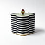Polished Lucite Keepsake Box: Black, Cream, Khaki, Red