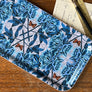 PATCH NYC Blue Peony Narrow Rectangle Tray