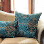 PATCH NYC Blue Peony Decorative Pillows