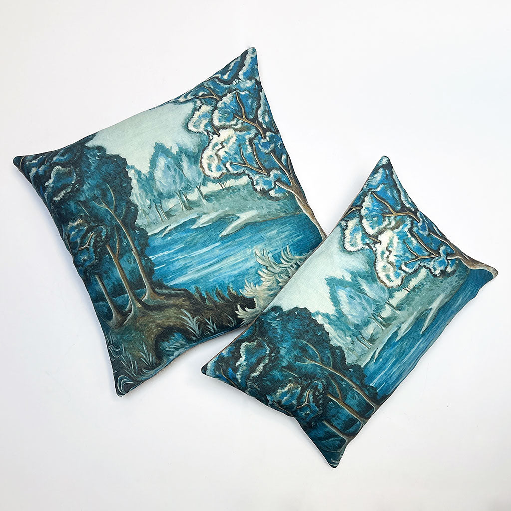 PATCH NYC Blue Tapestry Decorative Pillows