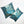 PATCH NYC Blue Tapestry Decorative Pillows