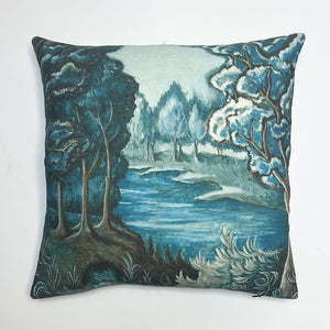 PATCH NYC Blue Tapestry Decorative Pillows