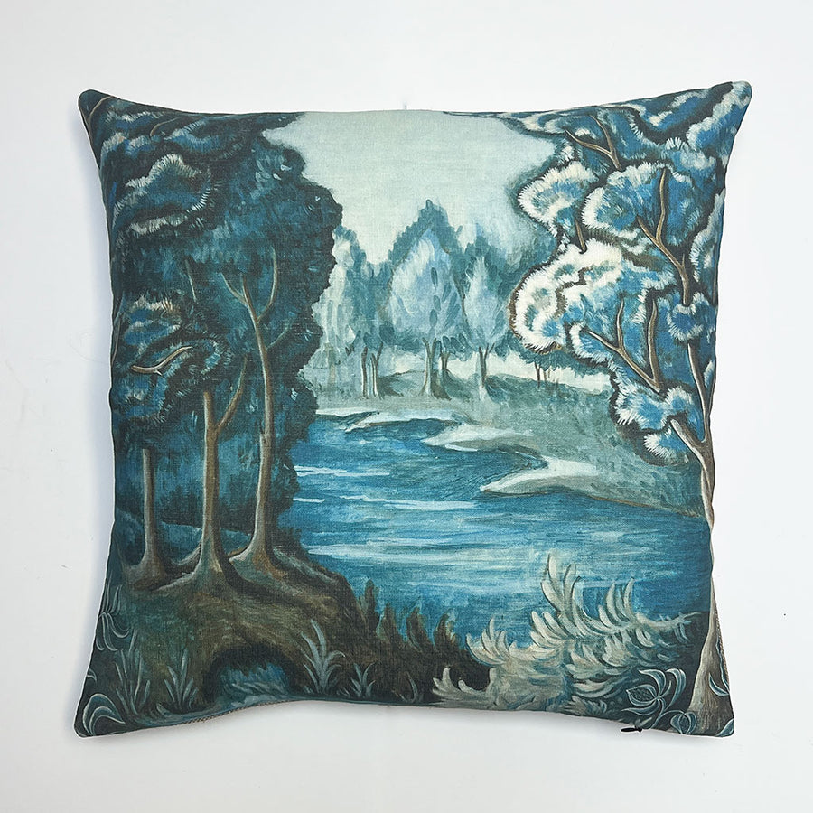 PATCH NYC Blue Tapestry Decorative Pillows