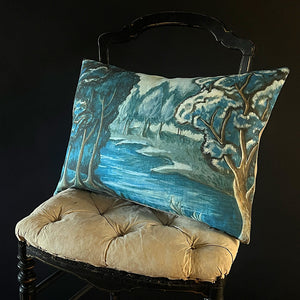 PATCH NYC Blue Tapestry Decorative Pillows