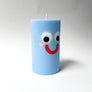 Novelty Happy Candle Blue