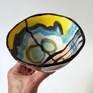 One of a Kind Decorative Ceramic Bowl (B)