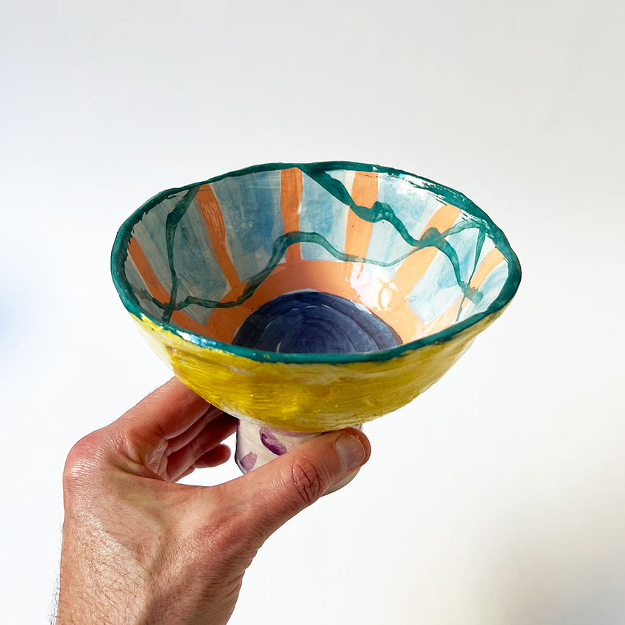 One of a Kind Decorative Ceramic Bowl (E)