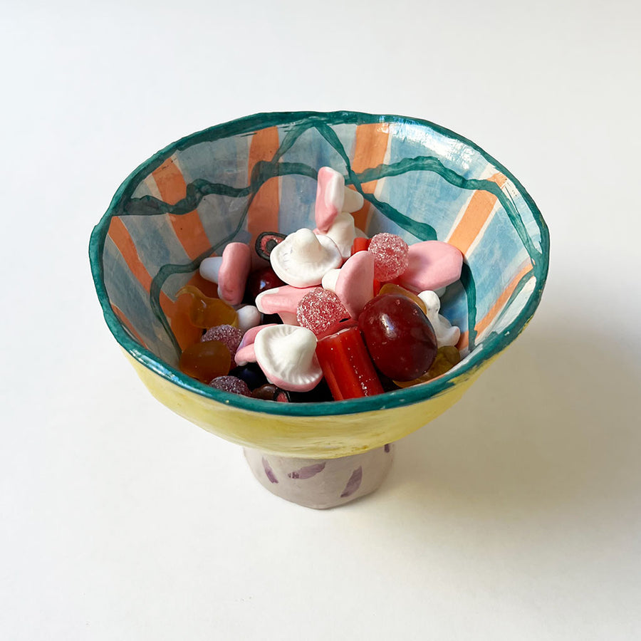 One of a Kind Decorative Ceramic Bowl (E)
