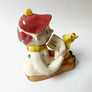 Vintage School Boy Teapot and Cups, 5 Piece Set, Made in Japan