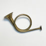 Vintage Brass Horn Decorative Object