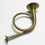 Vintage Brass Horn Decorative Object