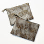 PATCH NYC Brocade Pouch: Gold & Silver