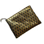 PATCH NYC Brocade Pouch: Golden Cubes