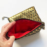 PATCH NYC Brocade Pouch: Golden Cubes
