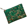 PATCH NYC Brocade Pouch: Emerald & Gold
