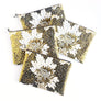 PATCH NYC Sparkle Brocade Bag: Gold & Cream