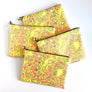 PATCH NYC Sparkle Brocade Bag: Gold, Pink & Neon Yellow