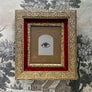 Don Carney Brown Right Eye - Art Print in Victorian Ornate Wood Frame