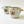 Vintage Ceramic Cachepots with Gold Accents (Set of 2)