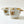 Vintage Ceramic Cachepots with Gold Accents (Set of 2)