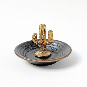 PATCH NYC Cactus Solid Brass Incense Burner