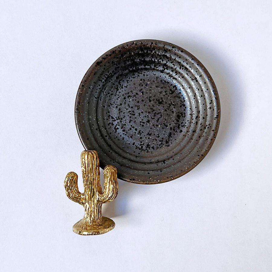 PATCH NYC Cactus Solid Brass Incense Burner