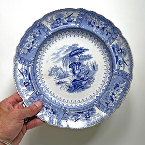 Vintage Blue Transferware T. Mayer Canova Dinner Plate Made in England