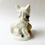 Vintage Chalkware Dog with a Ball