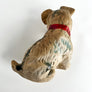Vintage Chalkware Seated Puppy Figurine