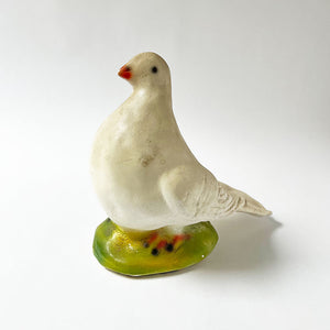 Vintage Chalkware Dove Figurine