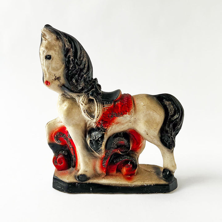 Vintage Chalkware Prancing Horse