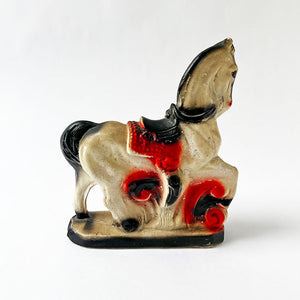 Vintage Chalkware Prancing Horse