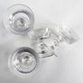 Vintage Drinking Glasses Clear (Set of 4)