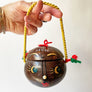 Vintage Hawaii Souvenir Coconut Face Purse