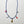 Collage Necklace: Dark & Light Blue (6E)